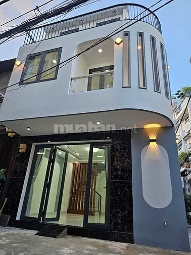 Hẻm 6m thông,1/ Âu Cơ 5x8m trệt 2 lầu đúc 4 PN 4WC