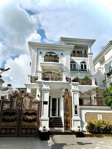 Cặp Bt đơn lập Kdc Cityland Q7 370m2 view sông,Full Nt,thang máy, Giá