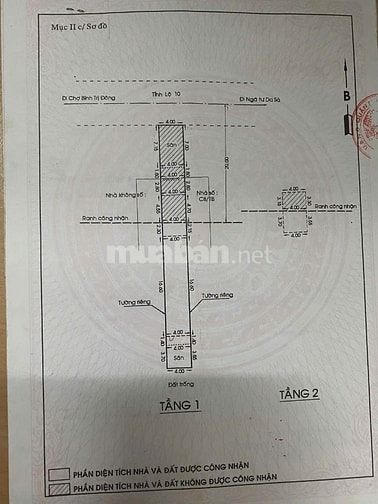 BÁN NHÀ MẶT TIỀN ĐƯỜNG TỈNH LỘ 10 – BÌNH TRỊ ĐÔNG B, BÌNH TÂN 
