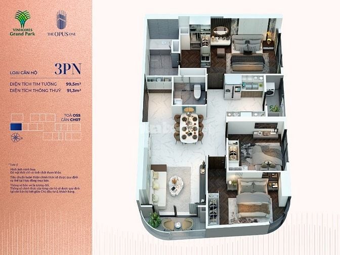 VINHOMES GRAND PARK – CĂN HỘ CAO CẤP THE OPUS ONE