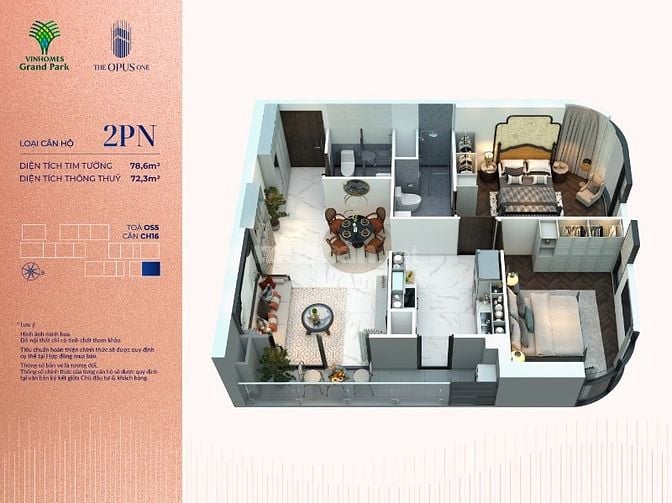 VINHOMES GRAND PARK – CĂN HỘ CAO CẤP THE OPUS ONE