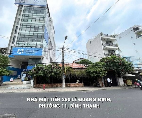 Chính Chủ Gửi Bán Nhà 280 Lê Quang Định, P11, 12x35m, 350m2- chỉ 85 tỷ