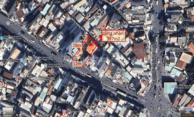 Chính Chủ Gửi Bán Nhà 280 Lê Quang Định, P11, 12x35m, 350m2- chỉ 85 tỷ