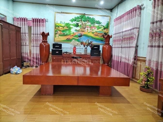 Sập Chiếu Ngựa Gỗ Hương Xoan Đẹp