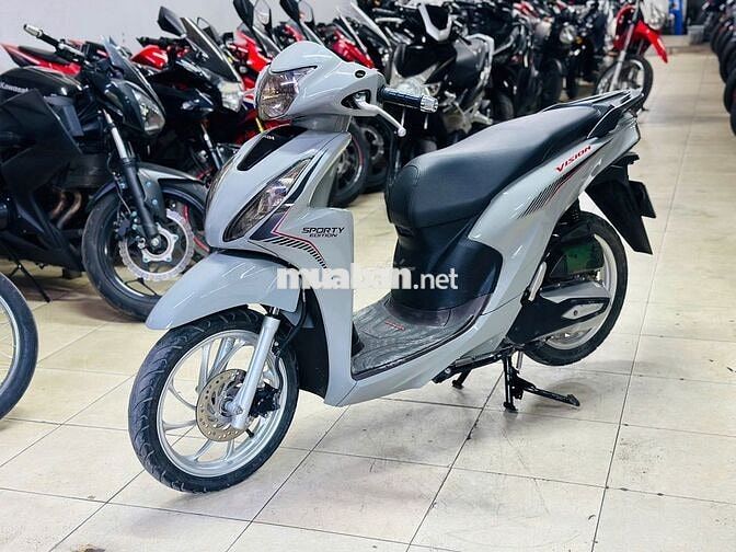XE MÁY THỊNH PHÁT - VISION 110 XÁM XI MĂNG XE LƯỚT
