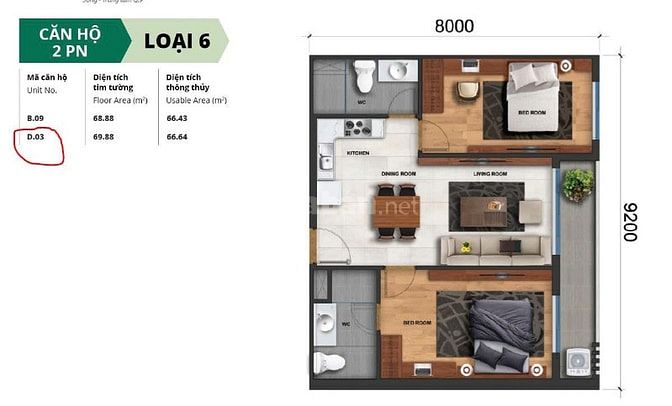 Bán gấp Căn Hộ  Jamila Khang Điền, 3,9 tỷ  , 70m2, 2PN, 2WC