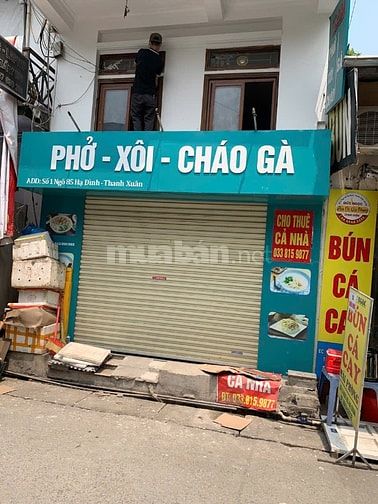 Cho thuê nhà 5 tầng, mặt tiền 4,5m, 35 m2 ×5 tầng, tại 1/85 Hạ Đình