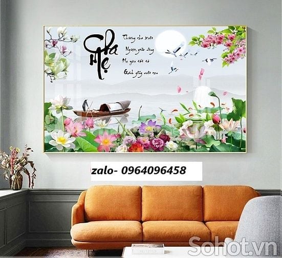tranh gạch 3d ốp nhà mồ - VCB64