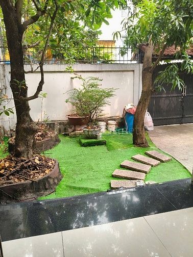 Biệt thự sân vườn 223m2 đúc 2 lầu hxh Trần Xuân Soạn khu Kiều Đàm Q7.