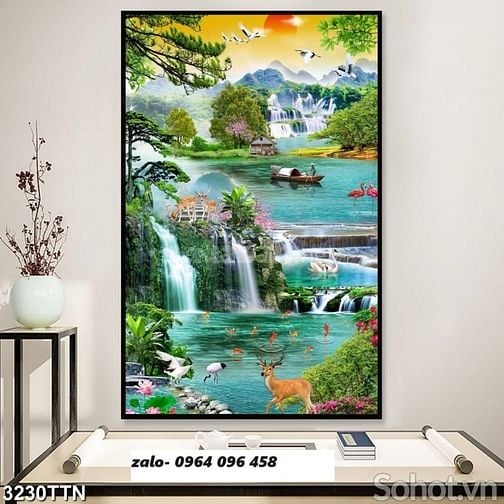 Tranh gạch 3d - gạch tranh 3d - NCVB64
