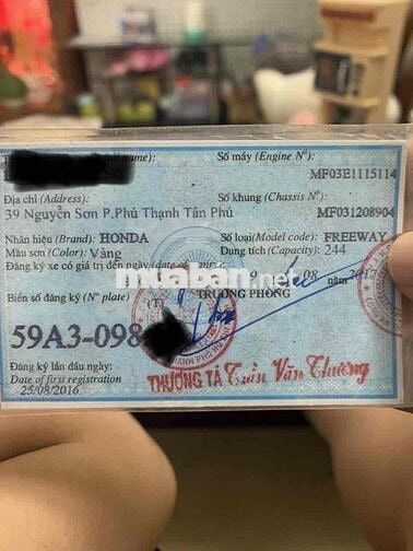 Honda. Freeway 244cc chính chủ, báo rút nhập