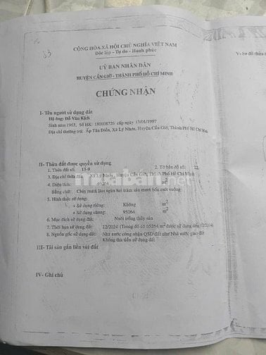 Bán Đất Mặt Tiền Đường dự phóng Dương Văn Hạnh Nói Dài Long Hòa 