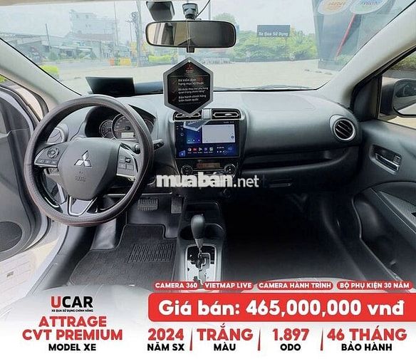 Mitsubishi Attrage 2024 Premium 1.2 CVT - 1897 km