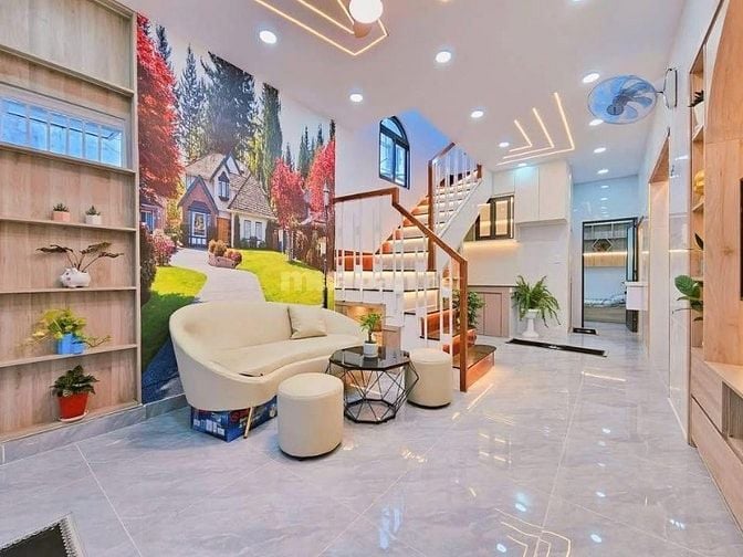 Bán nhà giá 3 tỷ 250 đường Phan Văn Trị, Gò Vấp 3PN, hẻm ô tô khu dân 