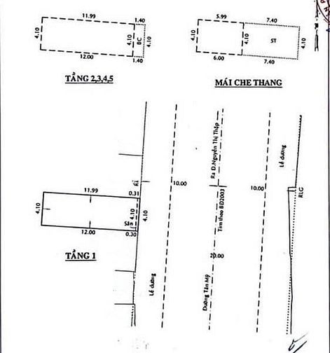 Bán nhà 32 Tân Mỹ Q.7, DT4.1x12.3m, 4 lầu, 26ty