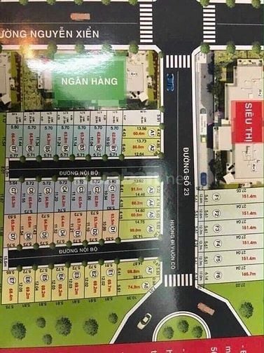  Bán đất mặt tiền Đường 23,Phường Long Thạnh Mỹ,q9,giápVinhome 3,95tỷ