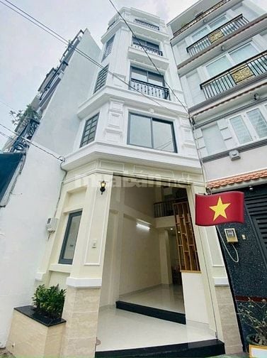 Bán nhà mới đẹp HXH 220 Hoàng Hoa Thám. 5 tầng. DT 3.8mx12m, giá 7.3 