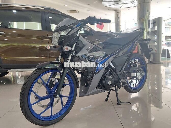 Suzuki Satria F150 2025 màu XÁM-ĐEN, giao xe liền