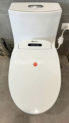 Nắp Bồn Cầu Thông Minh Mekin - Xịt Rửa Massage, Sấy Khô, Làm Ấm