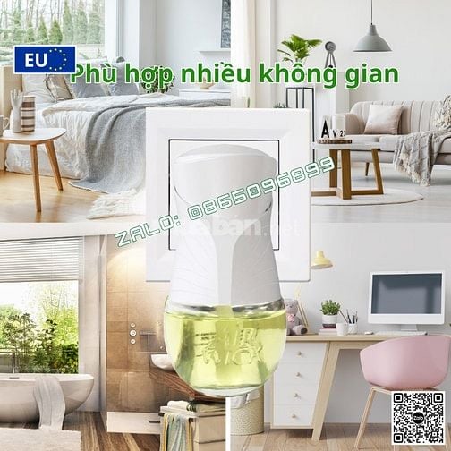 Bộ tinh dầu thơm phòng AirWick 19ml nhập khẩu Châu Âu, hỗ trợ khử mùi