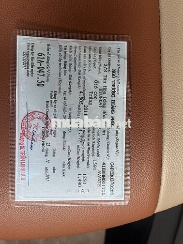 Hyundai Avante 2011 1.6 AT - 60000 km