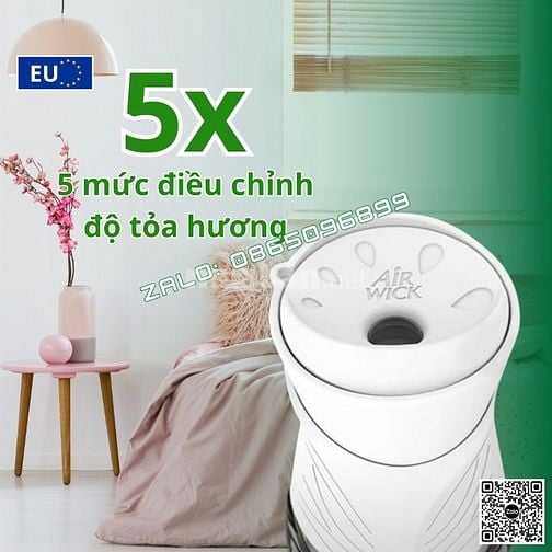 Bộ tinh dầu thơm phòng AirWick 19ml nhập khẩu Châu Âu, hỗ trợ khử mùi