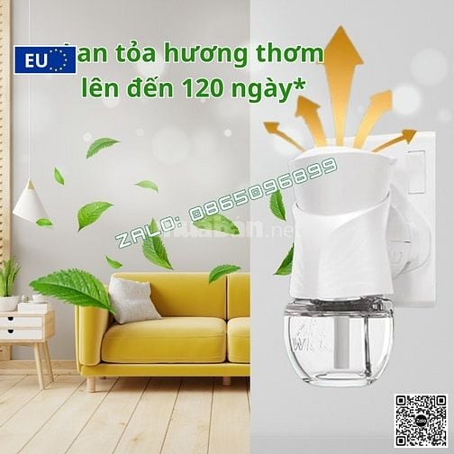 Bộ tinh dầu thơm phòng AirWick 19ml nhập khẩu Châu Âu, hỗ trợ khử mùi