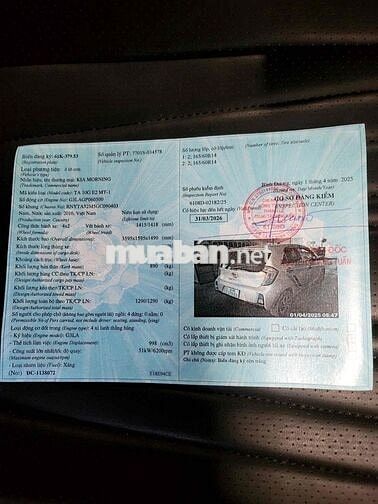 Kia Morning 2013 - 288593 km