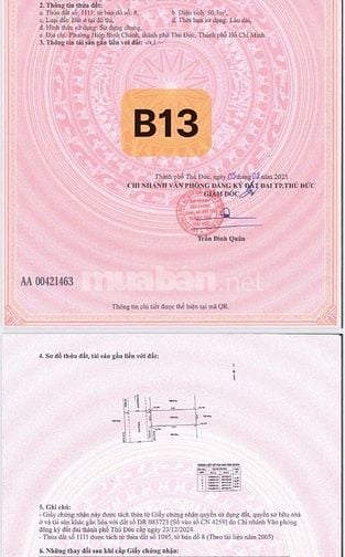 Chính chủ bán đất hẻm xe hơi đường Hiệp Bình, phường Hiệp Bình Chánh.