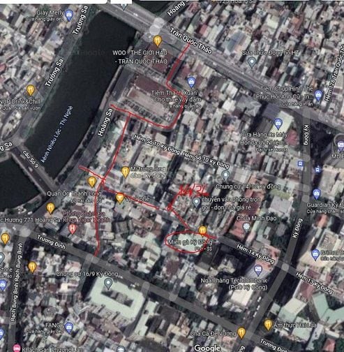 Cho thuê nhà nguyên căn Kỳ Đồng Trung tâm Quận 3 tiện kinh doanh 