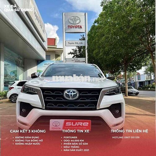 Toyota Fortuner 2021 2.4G 4x2 MT - Bao Phạt Nguội