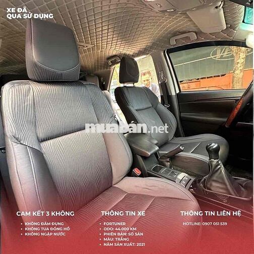 Toyota Fortuner 2021 2.4G 4x2 MT - Bao Phạt Nguội