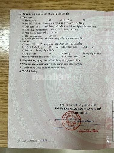 Chính chủ chào bán lô đất biển, khu sầm uất nhất Trần Duy Chiến