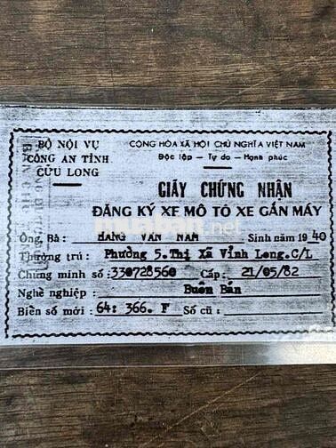 Vespa cổ Cavet 2 mãnh xe dọn fun mới bao chạy xa
