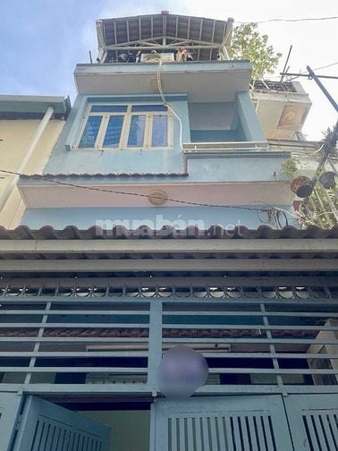 🌆55m2 nhà 4 lầu 3’5 x 16 hẻm 3m (25m ra xe hơi)