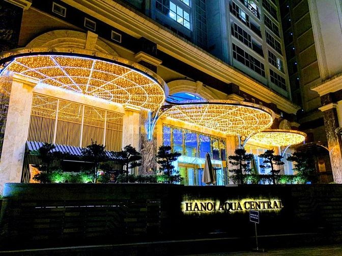 Penthouse Aqua Central 44 Yên Phụ 457m2 full nội thất 5 sao Giá 105 tỷ