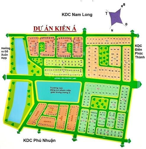 Thu hồi vốn bán gấp 8 nền KDC Kiến Á, Phước Long B, Quận 9, sổ riêng