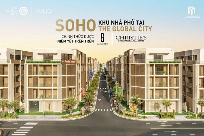 Nhà phố Soho tại The Global City