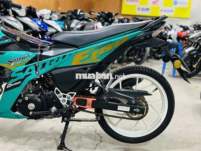 XE MÁYTHANH TÙNG_SATRIA 150 XANH 2023 SIÊU