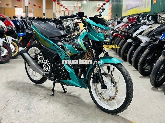 XE MÁYTHANH TÙNG_SATRIA 150 XANH 2023 SIÊU