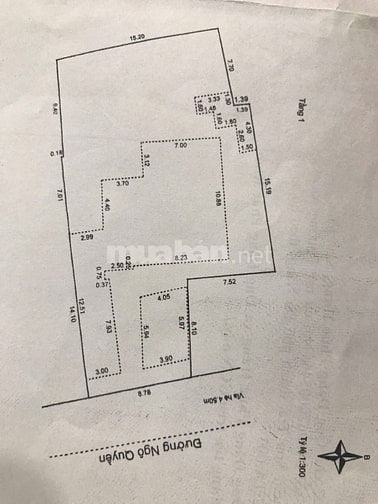 cần bán lô đất mặt tiền 450m2 _ đường Ngô Quyền .  cạnh cầu Rồng.