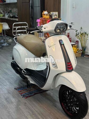 Vespa sprint trắng carbon trả góp nợ xấu đưa 12tr