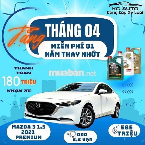Mazda 3 2021 1.5 Premium - 22000 km
