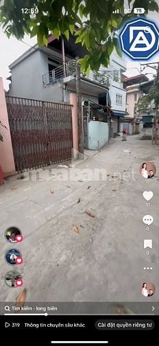 ❤️Bán mảnh ĐẤT HIẾM - THANH AM 52m2 - Nở Hậu —6tỷ ngõ oto đỗ ngày đêm