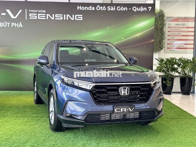 Honda CR V 2024 L Xanh xã hàng 95 Tr vay 80% bao