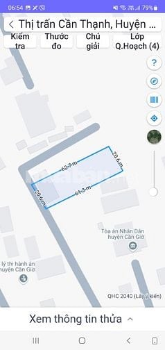 Bán đất Vip 1286m thổ cư hẻm ô tô Lương Văn Nho - Cần Thạnh, Cần Giờ