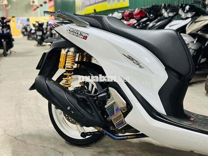 XE MÁYTHANH TÙNG_SH VIỆT 125 TRẮNG ĐỘ KIỂNG 2021