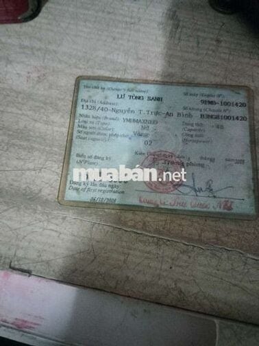 Cần bán chiếc mác 50 giấy tờ đầy đủ