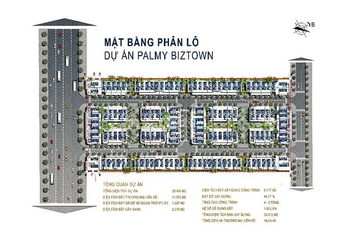 Bán gấp căn thương mại Palmy Biztown – 81m² – 150tr/m²