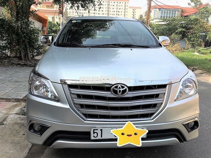 Bán INNOVA 2015E màu bạc Zin xe nhà chínhchủ 287tr